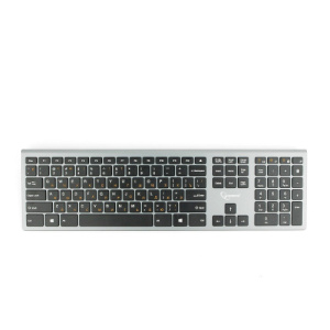 Беспроводная клавиатура Gembird KBW-1, USB, серебристый фото