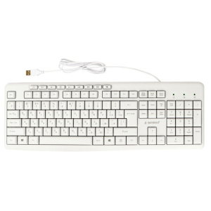 Клавиатура Gembird KB-8430M, USB, белый фото