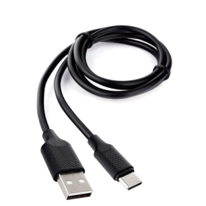 Кабель USB 2.0 Am-Type-C 1.0м, Черный, Cablexpert CCB-USB2-AMCMO2-1MB фото