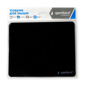 Коврик для мыши Gembird MP-BASIC, чёрный, размеры 220*180*0,5мм, ультратонкий,100% пластик фото