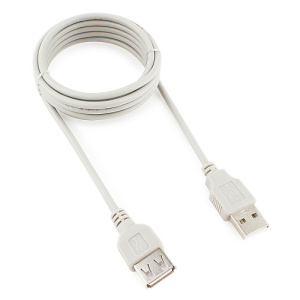 Кабель удлинитель USB 2.0 Am-Af 1.8м, Белый, Gembird CC-USB2-AMAF-6 фото