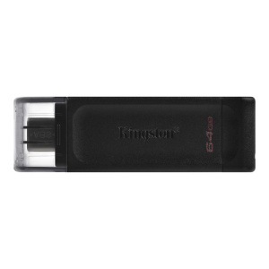 Накопитель USB Type C - 64Gb Kingston DT70/64GB DataTraveler 70, Черный фото